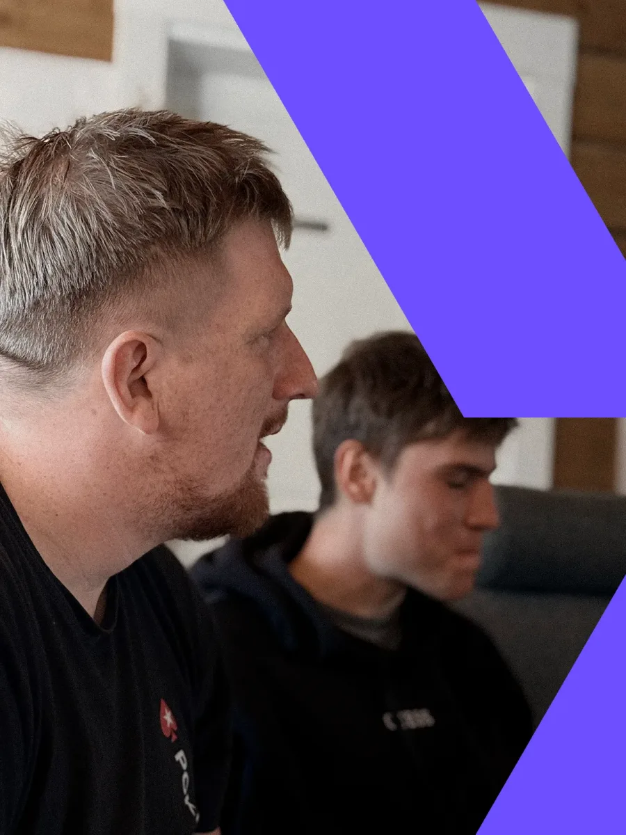 Two members of the Koton team deep in conversation